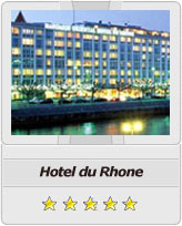 Geneva airport taxi to Hotel du Rhone